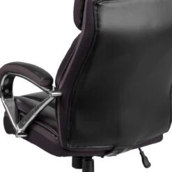 Emma And Oliver 500 Lb. Big & Tall Black LeatherSoft Ergonomic Office Chair With Extra Wide Seat -Emma And Oliver GUEST 2f551fbd 7b82 45fb bb6f eefbf2fd4eb1