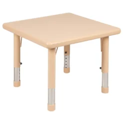 Emma And Oliver 24" Square Plastic Height Adjustable Activity Table -Emma And Oliver GUEST 2febda5d 9433 44f6 9bf0 611f1c987b67