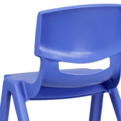 Emma And Oliver 4 Pack Plastic Stackable K-2 School Chair With 13.25"H Seat -Emma And Oliver GUEST 3134829f 41d1 4649 85d1 4f9a3a1e6e71