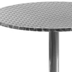 Emma And Oliver 27.5" Round Aluminum Indoor-Outdoor Table -Emma And Oliver GUEST 31e89def 7bbc 46eb 9596 37350b215869