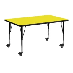 Emma And Oliver Mobile 24x48 Rectangle HP Laminate Preschool Activity Table -Emma And Oliver GUEST 32ec8ab7 c590 45c6 bc60 d43fe39b5e86