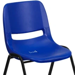 Emma And Oliver Ergonomic Kid's Shell Stack Chair - 12" Seat Daycare Home School -Emma And Oliver GUEST 3330f49b ca49 49cb adc3 0124020eac1b
