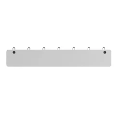 Emma And Oliver 34" Solid White Rustic Wall Hanging Storage Rack With Hooks For Entryway, Kitchen, Bathroom And More -Emma And Oliver GUEST 34b4a409 d548 4443 aff2 988dacc94cfc