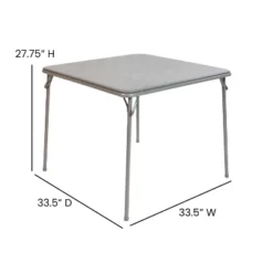 Emma And Oliver Foldable Card Table With Vinyl Table Top - Game Table - Portable Table -Emma And Oliver GUEST 34d04428 60af 46f9 ad9a e5b9596d6a09