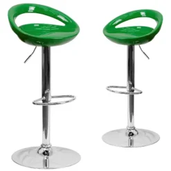 Emma And Oliver 2 Pack Contemporary Plastic Adjustable Height Barstool With Rounded Cutout Back And Chrome Base 31 Emma And Oliver 2 Pack Contemporary Plastic Adjustable Height Barstool With Rounded Cutout Back And Chrome Base -Emma And Oliver GUEST 3809e979 b84a 48ae 9a4a 8285780ef86b