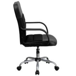 Emma And Oliver Mid-Back Black LeatherSoft And Mesh Swivel Task Office Chair With Arms 15 Emma And Oliver Mid-Back Black LeatherSoft And Mesh Swivel Task Office Chair With Arms -Emma And Oliver GUEST 3a621967 dede 4aa0 b8a3 c779cbaa8f2a
