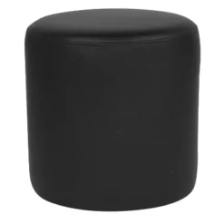 Emma And Oliver Upholstered Round Ottoman Pouf -Emma And Oliver GUEST 3a66f703 57df 40da 83ca 445947e101b4