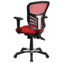 Emma And Oliver Mid-Back Mesh Triple Paddle Swivel Ergonomic Office Chair With Adjustable Arms -Emma And Oliver GUEST 3f2ddaa8 956c 459c aee4 b00964b0b621