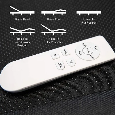 Emma And Oliver Custom Adjustable Bed Base With Motorized Dual Head And Foot Incline And Quick And Easy Assembly 13 Emma And Oliver Custom Adjustable Bed Base With Motorized Dual Head And Foot Incline And Quick And Easy Assembly - Image 13