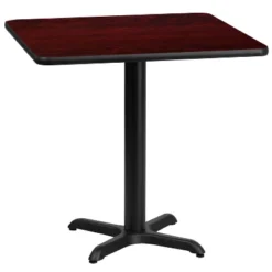 Emma And Oliver 30" Square Laminate Table Top With 22"x22" Table Height Base -Emma And Oliver GUEST 413ea3a6 d398 4d47 bf4c 4e7002e6e93b