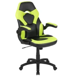 Emma And Oliver Gaming Racing PC Chair With Flip-up Arms -Emma And Oliver GUEST 41b2fdd4 6526 407d a632 4b634c0afba1