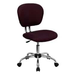 Emma And Oliver Mid-Back Mesh Padded Swivel Task Office Chair With Chrome Base -Emma And Oliver GUEST 4266887d 55d3 4808 b874 6d8433f1167c