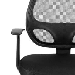 Emma And Oliver Mid-Back Black Mesh Swivel Task Office Chair With T-Arms 19 Emma And Oliver Mid-Back Black Mesh Swivel Task Office Chair With T-Arms -Emma And Oliver GUEST 43287e39 3bff 44dd b5b8 18b4694ab283