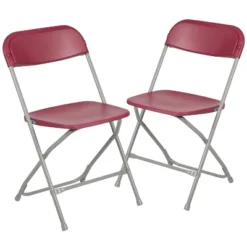 Emma And Oliver Set Of 2 Stackable Folding Plastic Chairs - 650 LB Weight Capacity 35 Emma And Oliver Set Of 2 Stackable Folding Plastic Chairs - 650 LB Weight Capacity -Emma And Oliver GUEST 45553443 ce94 4365 bf11 6900432a5bdb