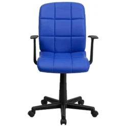Emma And Oliver Mid-Back Quilted Vinyl Swivel Task Office Chair With Arms -Emma And Oliver GUEST 465b8109 0c1e 4f65 af43 92676c70fd32