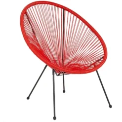 Emma And Oliver Rattan Bungee Lounge Chair -Emma And Oliver GUEST 487d05c9 f2ba 43fa a8df e47bbdff35d3