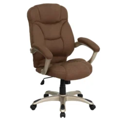Emma And Oliver High Back Executive Ergonomic Office Chair With Silver Nylon Base And Arms -Emma And Oliver GUEST 48e35df9 46cf 4f84 9a73 e8a9dc478b5b