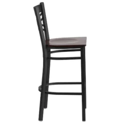 Emma And Oliver 2 Pack "X" Back Metal Restaurant Barstool -Emma And Oliver GUEST 4be271d8 0ffc 4941 97d4 bcfe89706261