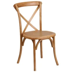 Emma And Oliver Stackable Wood Cross Back Dining Chair -Emma And Oliver GUEST 4c7e76fb 2053 42e3 b8e5 0c213ecec2e2