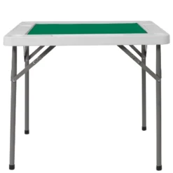 Emma And Oliver 34.5" Square 4-Player Folding Card Game Table With Green Felt And Cup Holders -Emma And Oliver GUEST 4d67a89c 1b41 40ab ab68 84702a716c8a