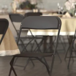 Emma And Oliver Set Of 6 Stackable Folding Plastic Chairs - 650 LB Weight Capacity -Emma And Oliver GUEST 4de8ed84 6ec0 464b 8b70 3acdf39bdc7d