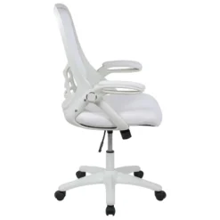 Emma And Oliver High Back White Mesh Ergonomic Office Chair With White Frame And Flip-up Arms 21 Emma And Oliver High Back White Mesh Ergonomic Office Chair With White Frame And Flip-up Arms -Emma And Oliver GUEST 4e313a03 53ce 434f 890d 653df3e56a86