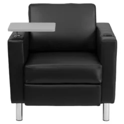 Emma And Oliver Black LeatherSoft Tablet Arm Chair, Tall Chrome Legs And Cup Holder 15 Emma And Oliver Black LeatherSoft Tablet Arm Chair, Tall Chrome Legs And Cup Holder -Emma And Oliver GUEST 4e78afb8 f5c2 4a27 9c92 4da5575fd59e