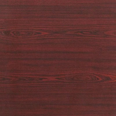 Emma And Oliver 4-Foot Mahogany Melamine Laminate Folding Banquet Table 8 Emma And Oliver 4-Foot Mahogany Melamine Laminate Folding Banquet Table - Image 8