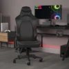 Emma And Oliver Ergonomic High Back Adjustable Gaming Chair With 4D Armrests, Head Pillow And Adjustable Lumbar Support