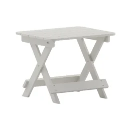 Emma And Oliver Portable Folding HDPE Adirondack Side Table For Indoor/Outdoor Use 27 Emma And Oliver Portable Folding HDPE Adirondack Side Table For Indoor/Outdoor Use -Emma And Oliver GUEST 54d313e3 813c 4a3a be87 c49c4b4306ef