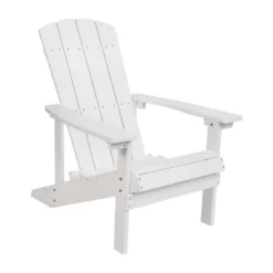 Emma And Oliver All-Weather Adirondack Chair In Faux Wood -Emma And Oliver GUEST 551ff788 842d 4186 a3cf bf6848ecd1f5 1