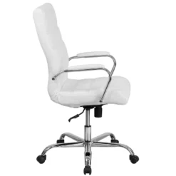 Emma And Oliver High Back Executive Swivel Office Chair With Metal Frame And Arms -Emma And Oliver GUEST 56d844cb 04e8 42d1 915f a53d1bd35b52