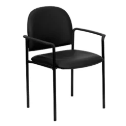 Emma And Oliver Comfort Stackable Steel Side Reception Chair With Arms -Emma And Oliver GUEST 599fe6ea b90d 4868 a8ea 98b8b4323407