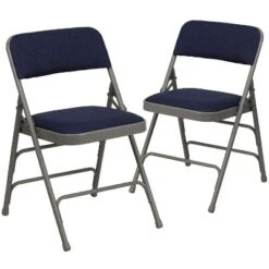 Emma And Oliver 2 Pack Home & Office Portable Party Events Padded Metal Folding Chair -Emma And Oliver GUEST 5a9fa342 2a91 4a2e 92ac 6114087d19cc
