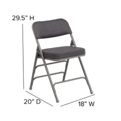 Emma And Oliver 4 Pack Premium Curved Triple Braced & Hinged Fabric Upholstered Metal Folding Chair 17 Emma And Oliver 4 Pack Premium Curved Triple Braced & Hinged Fabric Upholstered Metal Folding Chair -Emma And Oliver GUEST 5ae97b39 0347 4d70 b5fe 0c922c84a8aa