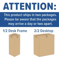 Emma And Oliver Electric Height Adjustable Standing Desk - 48" Wide X 24" Deep -Emma And Oliver GUEST 5be2a6b3 e940 49cb b86e 1a76890668cd