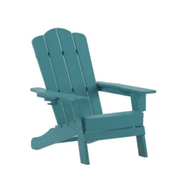 Emma And Oliver Adirondack Chair With Cup Holder, Weather Resistant HDPE Adirondack Chair -Emma And Oliver GUEST 5cf604d9 ae74 41d8 a9a8 9643ee4b120c