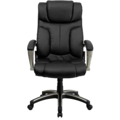 Emma And Oliver High Back Folding Black LeatherSoft Executive Swivel Office Chair With Arms -Emma And Oliver GUEST 5e460632 97c1 418a b7e6 982143ed70ef