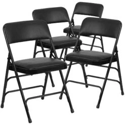 Emma And Oliver 4 Pack Home & Office Portable Party Events Padded Metal Folding Chair 22 Emma And Oliver 4 Pack Home & Office Portable Party Events Padded Metal Folding Chair -Emma And Oliver GUEST 5f545390 ff5f 494f b971 3842c792c6ae