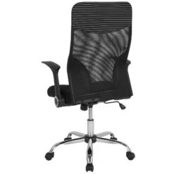 Emma And Oliver High Back Black/White Ergonomic Office Chair With Contemporary Mesh Design -Emma And Oliver GUEST 5f5aa26b 605d 4685 931c f9144defc082