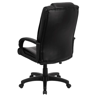 Emma And Oliver High Back Multi-Line Stitch Executive Swivel Office Chair With Arms 6 Emma And Oliver High Back Multi-Line Stitch Executive Swivel Office Chair With Arms - Image 6