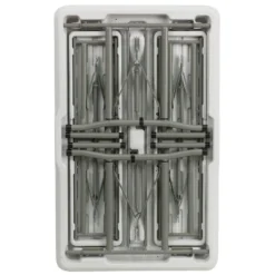 Emma And Oliver 3 Piece Portable Plastic Folding Bench And Table Set -Emma And Oliver GUEST 616e26e8 1b82 40fb b597 15d4f68db9a9