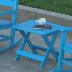 Emma And Oliver Portable Folding HDPE Adirondack Side Table For Indoor/Outdoor Use 16 Emma And Oliver Portable Folding HDPE Adirondack Side Table For Indoor/Outdoor Use -Emma And Oliver GUEST 638d7fdb 7d64 4ac7 94c6 cf000454986a