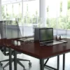 Emma And Oliver Clear Acrylic Desk Partition (Hardware Included)