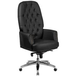 Emma And Oliver High Back Traditional Button Tufted Multifunction Swivel Ergonomic Office Chair -Emma And Oliver GUEST 64075e6b 2cae 4f5f 909c be0dcfd458ca