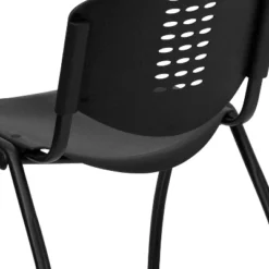 Emma And Oliver Black Plastic Office Side Stack Chair With Oval Cutout Back 12 Emma And Oliver Black Plastic Office Side Stack Chair With Oval Cutout Back -Emma And Oliver GUEST 648f6bca d6cd 45be 9a2a d0d8ea313a29