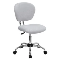 Emma And Oliver Mid-Back Mesh Padded Swivel Task Office Chair With Chrome Base -Emma And Oliver GUEST 649643ce 5b01 49bb 92ae c00c538179e4