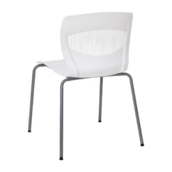 Emma And Oliver Heavy Duty 770 Lb. Capacity Ergonomic Polypropylene Stack Chair With Lumbar Support And Steel Frame -Emma And Oliver GUEST 65fa3f4a eb5c 4277 98cd 27a335ac1f85