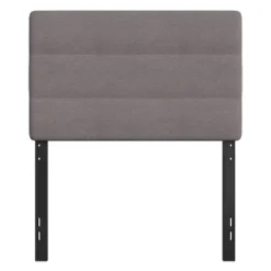 Emma And Oliver Modern Upholstered Headboard With Horizontal Line Stitching And Adjustable Height Rails -Emma And Oliver GUEST 66994258 a162 4948 b14b bdd9cfc7fe83