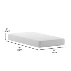 Emma And Oliver CertiPUR-US Certified Memory Foam Mattress Infused With Charcoal & Green Tea Cooling Gel -Emma And Oliver GUEST 67e8c95c f191 473b b4f6 f1df5f5c9fb9